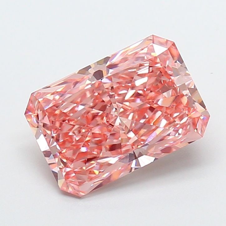 Loose Diamond - RADIANT 3.1ct Fancy Vivid Pink VVS2: Loose Diamond - RADIANT 3.1ct Fancy Vivid Pink VVS2 Source: This is a real non-mined Diamond that has been grown in a lab Shape: RADIANT Carats: 3.1 Color: Fancy Vivid Pink Certification: IGI Video: