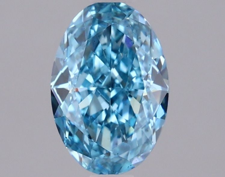 Loose Diamond - OVAL 1.02ct Blue VS1: Loose Diamond - OVAL 1.02ct Blue VS1 Source: This is a real non-mined Diamond that has been grown in a lab Shape: OVAL Carats: 1.02 Color: Blue Certification: NONE Video: