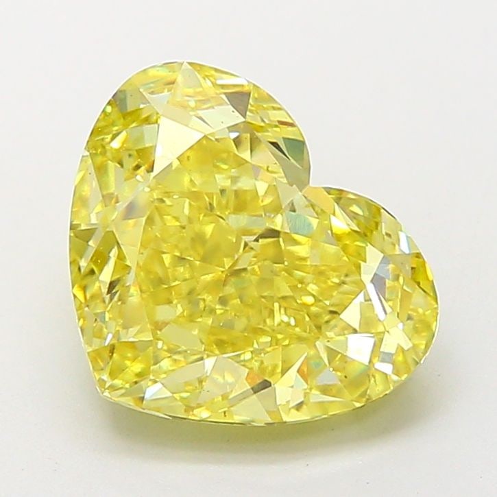 Loose Diamond - HEART 5.03ct Fancy Intense Yellow VS1: Loose Diamond - HEART 5.03ct Fancy Intense Yellow VS1 Source: This is a real non-mined Diamond that has been grown in a lab Shape: HEART Carats: 5.03 Color: Fancy Intense Yellow Certification: IGI Vid