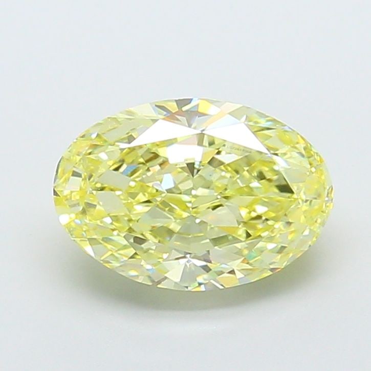 Loose Diamond - OVAL 3.59ct Fancy Yellow VVS2: Loose Diamond - OVAL 3.59ct Fancy Yellow VVS2 Source: This is a real non-mined Diamond that has been grown in a lab Shape: OVAL Carats: 3.59 Color: Fancy Yellow Certification: IGI Video: