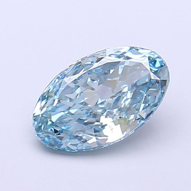 Loose Diamond - OVAL 1.04ct Fancy Vivid Blue VVS2: Loose Diamond - OVAL 1.04ct Fancy Vivid Blue VVS2 Source: This is a real non-mined Diamond that has been grown in a lab Shape: OVAL Carats: 1.04 Color: Fancy Vivid Blue Certification: IGI Video: