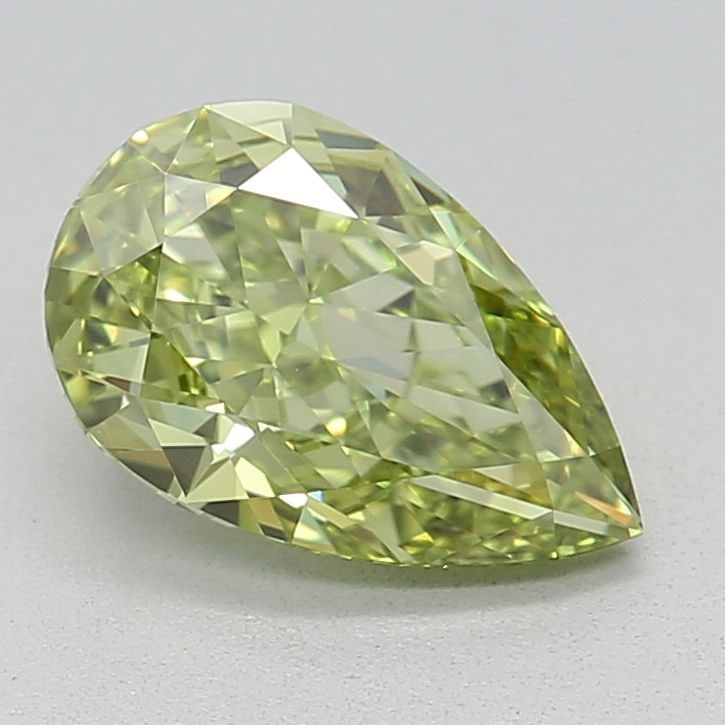 Loose Diamond - PEAR 1.02ct Fancy Vivid Green VVS1: Loose Diamond - PEAR 1.02ct Fancy Vivid Green VVS1 Source: This is a real non-mined Diamond that has been grown in a lab Shape: PEAR Carats: 1.02 Color: Fancy Vivid Green Certification: IGI Video: