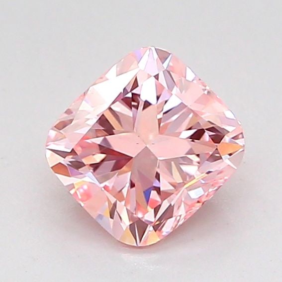 Loose Diamond - CUSHION MODIFIED 1.0ct Fancy Intense Pink VS1: Loose Diamond - CUSHION MODIFIED 1.0ct Fancy Intense Pink VS1 Source: This is a real non-mined Diamond that has been grown in a lab Shape: CUSHION MODIFIED Carats: 1.0 Color: Fancy Intense Pink Certif