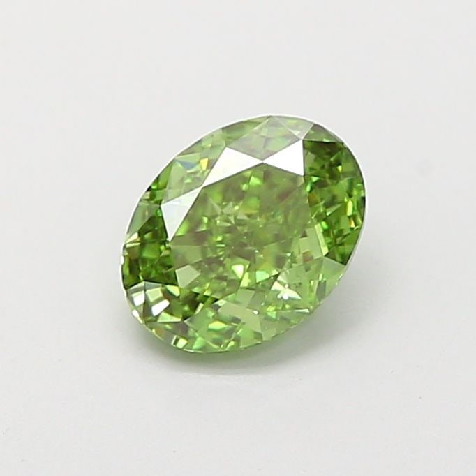 Loose Diamond - OVAL 1.02ct Fancy Vivid Green VS1: Loose Diamond - OVAL 1.02ct Fancy Vivid Green VS1 Source: This is a real non-mined Diamond that has been grown in a lab Shape: OVAL Carats: 1.02 Color: Fancy Vivid Green Certification: IGI Video: