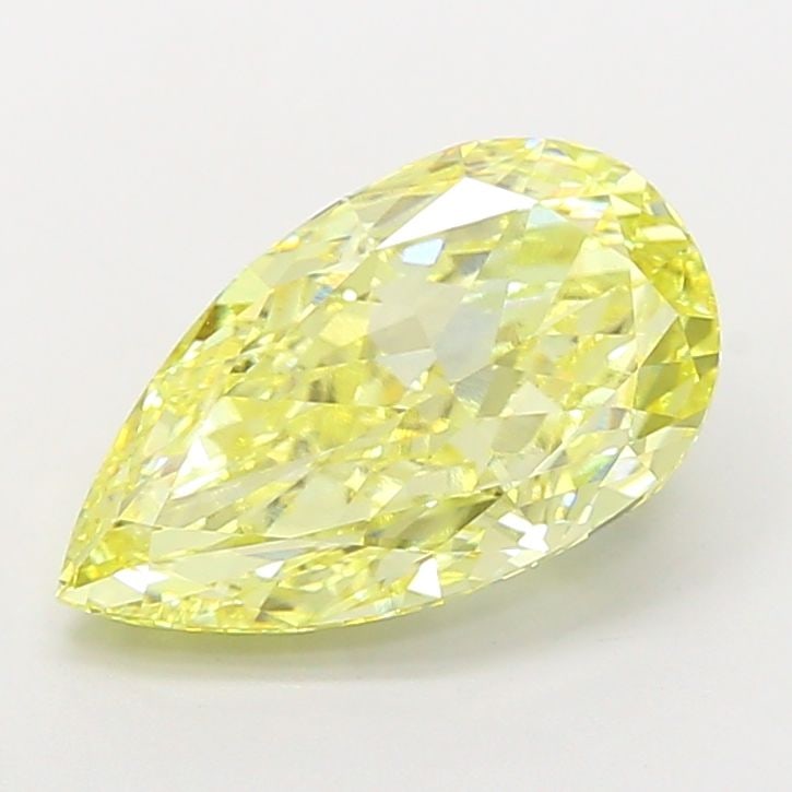 Loose Diamond - PEAR 7.01ct Fancy Intense Yellow VVS2: Loose Diamond - PEAR 7.01ct Fancy Intense Yellow VVS2 Source: This is a real non-mined Diamond that has been grown in a lab Shape: PEAR Carats: 7.01 Color: Fancy Intense Yellow Certification: IGI Vide