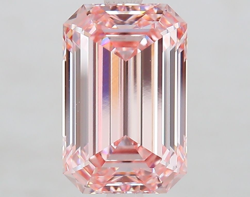 Loose Diamond - EMERALD 3.59ct Fancy Intense Pink VVS2: Loose Diamond - EMERALD 3.59ct Fancy Intense Pink VVS2 Source: This is a real non-mined Diamond that has been grown in a lab Shape: EMERALD Carats: 3.59 Color: Fancy Intense Pink Certification: IGI Vi