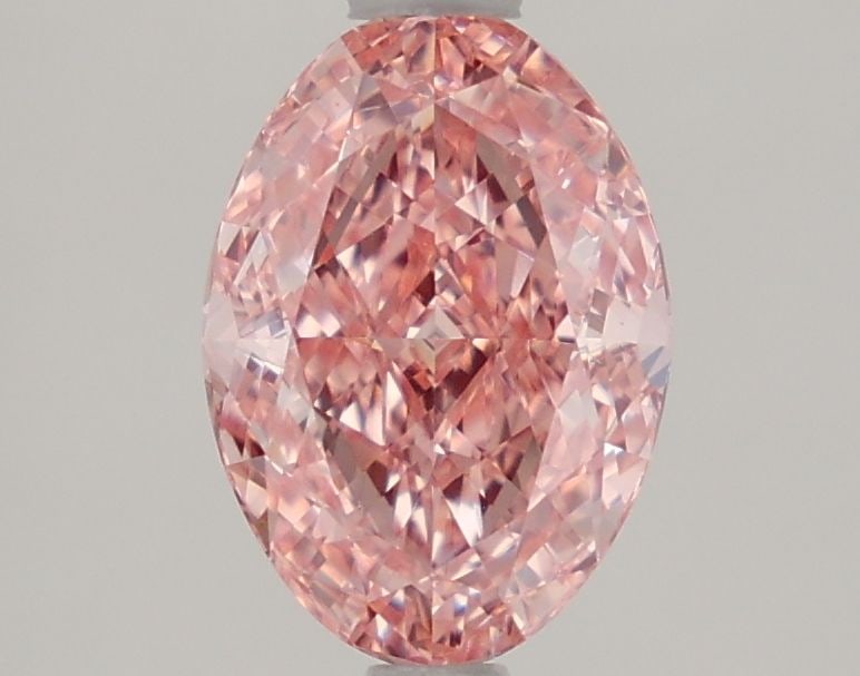 Loose Diamond - OVAL 1.67ct Fancy Vivid Pink VS1: Loose Diamond - OVAL 1.67ct Fancy Vivid Pink VS1 Source: This is a real non-mined Diamond that has been grown in a lab Shape: OVAL Carats: 1.67 Color: Fancy Vivid Pink Certification: IGI Video: