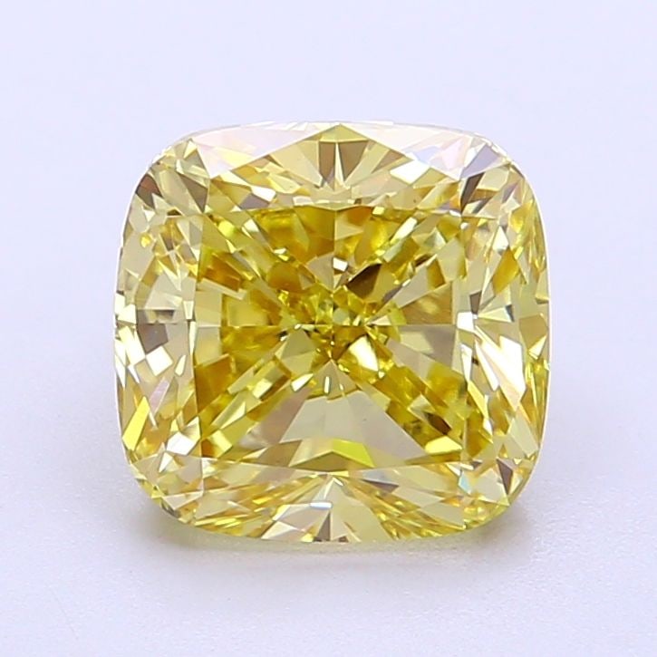 Loose Diamond - CUSHION MODIFIED 3.02ct Fancy Yellow VS1: Loose Diamond - CUSHION MODIFIED 3.02ct Fancy Yellow VS1 Source: This is a real non-mined Diamond that has been grown in a lab Shape: CUSHION MODIFIED Carats: 3.02 Color: Fancy Yellow Certification: I