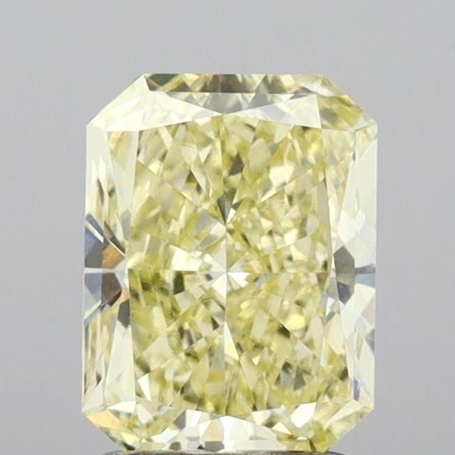 Loose Diamond - RADIANT 1.5ct Fancy Light Yellow SI1: Loose Diamond - RADIANT 1.5ct Fancy Light Yellow SI1 Source: This is a real non-mined Diamond that has been grown in a lab Shape: RADIANT Carats: 1.5 Color: Fancy Light Yellow Certification: IGI Video