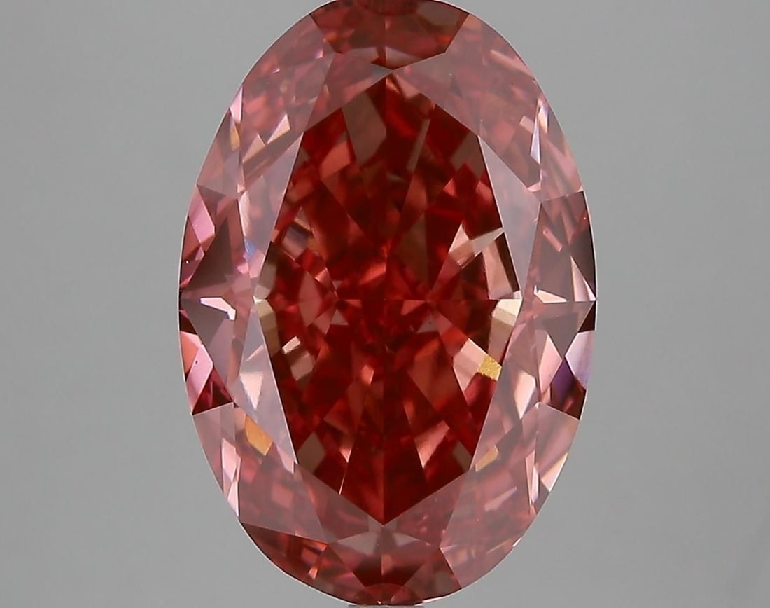 Loose Diamond - OVAL 6.45ct Fancy Vivid Pink VS1: Loose Diamond - OVAL 6.45ct Fancy Vivid Pink VS1 Source: This is a real non-mined Diamond that has been grown in a lab Shape: OVAL Carats: 6.45 Color: Fancy Vivid Pink Certification: IGI Video: