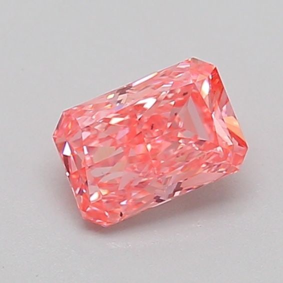 Loose Diamond - RADIANT 0.61ct Fancy Vivid Pink VS2: Loose Diamond - RADIANT 0.61ct Fancy Vivid Pink VS2 Source: This is a real non-mined Diamond that has been grown in a lab Shape: RADIANT Carats: 0.61 Color: Fancy Vivid Pink Certification: IGI Video: