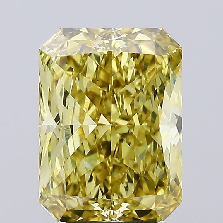Loose Diamond - RADIANT 5.01ct Fancy Intense Yellow VS2: Loose Diamond - RADIANT 5.01ct Fancy Intense Yellow VS2 Source: This is a real non-mined Diamond that has been grown in a lab Shape: RADIANT Carats: 5.01 Color: Fancy Intense Yellow Certification: IGI