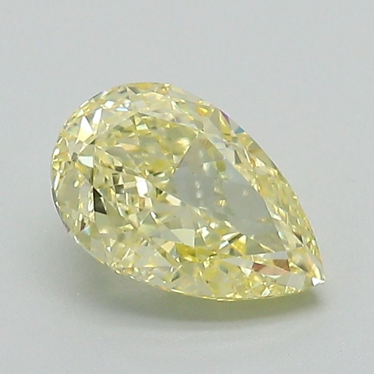 Loose Diamond - PEAR 1.27ct Fancy Intense Yellow VS1: Loose Diamond - PEAR 1.27ct Fancy Intense Yellow VS1 Source: This is a real non-mined Diamond that has been grown in a lab Shape: PEAR Carats: 1.27 Color: Fancy Intense Yellow Certification: IGI Video