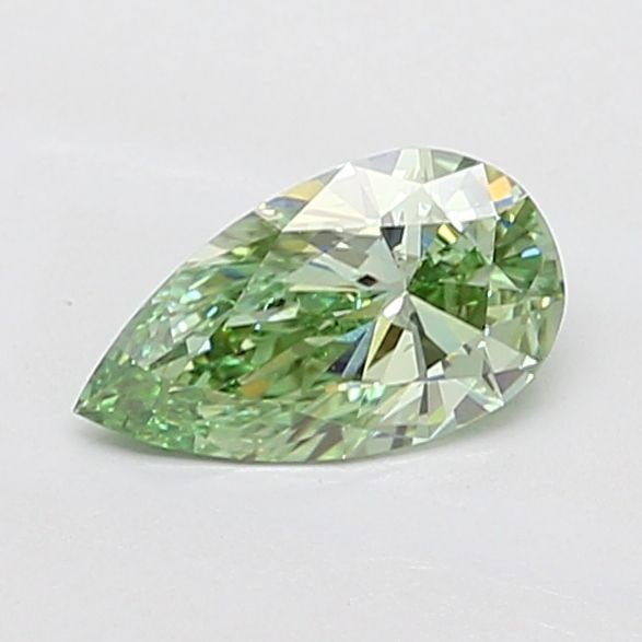 Loose Diamond - PEAR 1.0ct Fancy Vivid Green VS2: Loose Diamond - PEAR 1.0ct Fancy Vivid Green VS2 Source: This is a real non-mined Diamond that has been grown in a lab Shape: PEAR Carats: 1.0 Color: Fancy Vivid Green Certification: IGI Video: