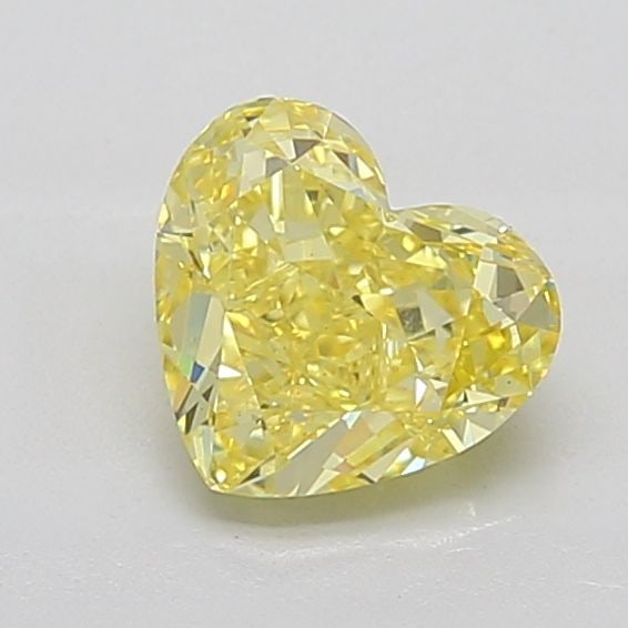 Loose Diamond - HEART 2.04ct Fancy Intense Yellow VS1: Loose Diamond - HEART 2.04ct Fancy Intense Yellow VS1 Source: This is a real non-mined Diamond that has been grown in a lab Shape: HEART Carats: 2.04 Color: Fancy Intense Yellow Certification: IGI Vid