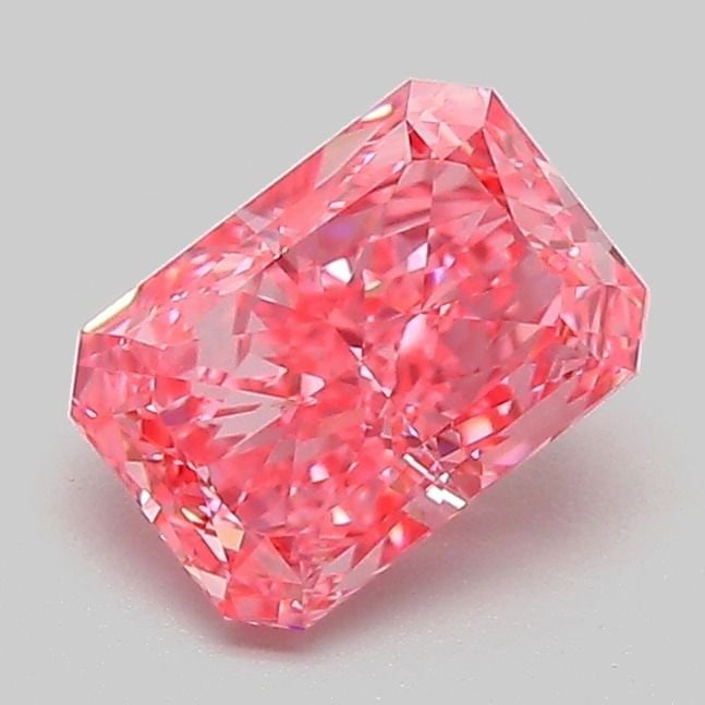 Loose Diamond - RADIANT 1.05ct Fancy Vivid Pink VVS2: Loose Diamond - RADIANT 1.05ct Fancy Vivid Pink VVS2 Source: This is a real non-mined Diamond that has been grown in a lab Shape: RADIANT Carats: 1.05 Color: Fancy Vivid Pink Certification: IGI Video: