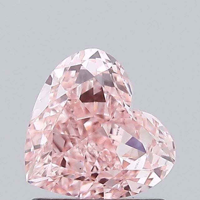 Loose Diamond - HEART 1.02ct Fancy Vivid Pink VS1: Loose Diamond - HEART 1.02ct Fancy Vivid Pink VS1 Source: This is a real non-mined Diamond that has been grown in a lab Shape: HEART Carats: 1.02 Color: Fancy Vivid Pink Certification: IGI Video: