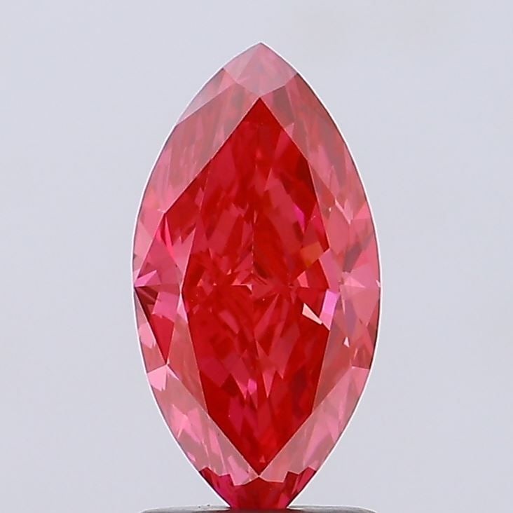 Loose Diamond - MARQUISE 2.02ct Fancy Vivid Red VS1: Loose Diamond - MARQUISE 2.02ct Fancy Vivid Red VS1 Source: This is a real non-mined Diamond that has been grown in a lab Shape: MARQUISE Carats: 2.02 Color: Fancy Vivid Red Certification: NONE Video: