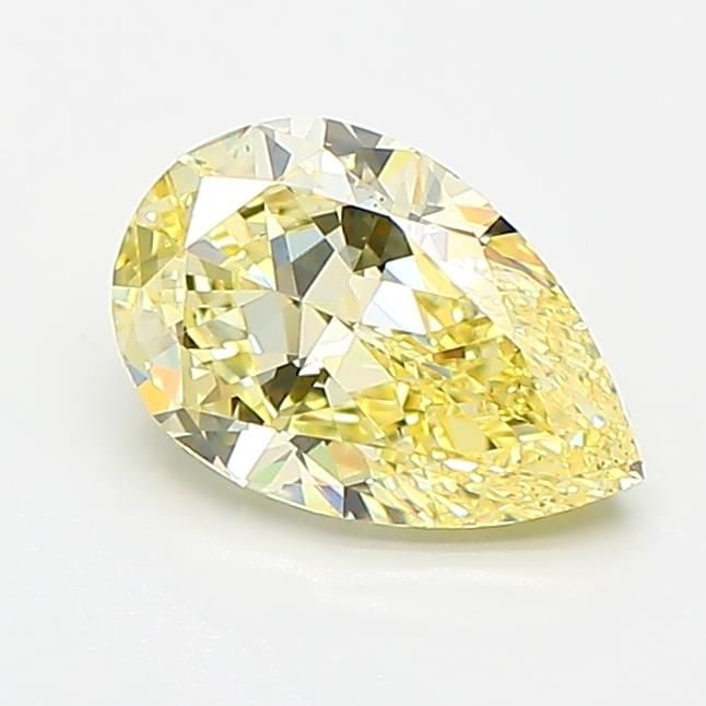 Loose Diamond - PEAR 1.04ct Fancy Intense Yellow VS2: Loose Diamond - PEAR 1.04ct Fancy Intense Yellow VS2 Source: This is a real non-mined Diamond that has been grown in a lab Shape: PEAR Carats: 1.04 Color: Fancy Intense Yellow Certification: IGI Video