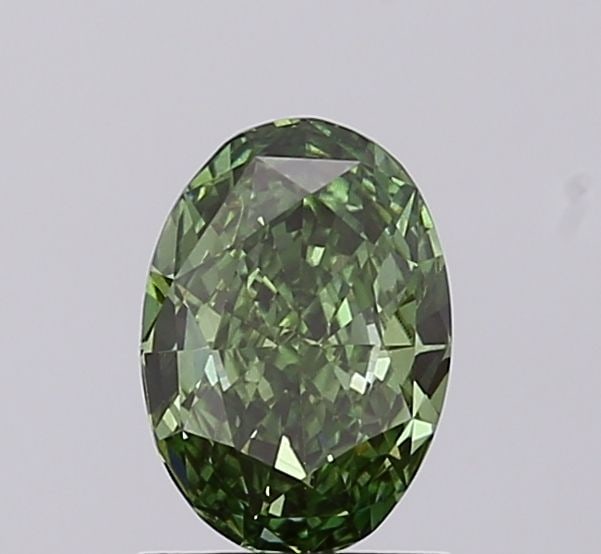 Loose Diamond - OVAL 0.93ct Fancy Vivid Green SI1: Loose Diamond - OVAL 0.93ct Fancy Vivid Green SI1 Source: This is a real non-mined Diamond that has been grown in a lab Shape: OVAL Carats: 0.93 Color: Fancy Vivid Green Certification: IGI Video: