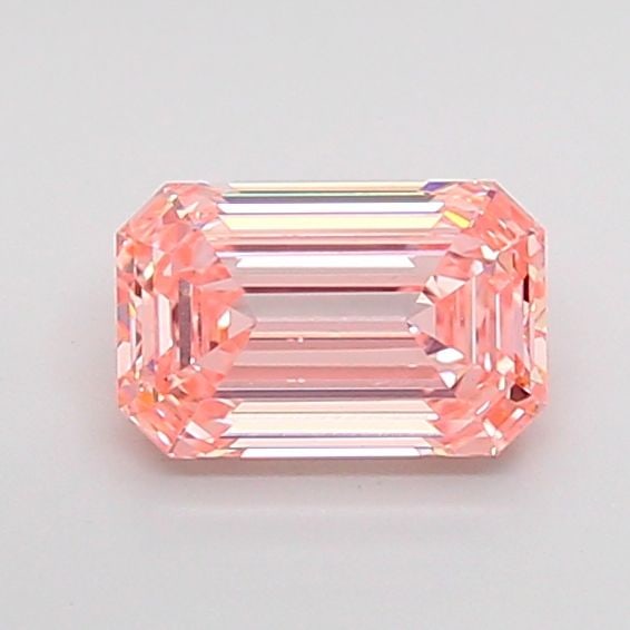 Loose Diamond - EMERALD 1.01ct Fancy Intense Pink VVS2: Loose Diamond - EMERALD 1.01ct Fancy Intense Pink VVS2 Source: This is a real non-mined Diamond that has been grown in a lab Shape: EMERALD Carats: 1.01 Color: Fancy Intense Pink Certification: IGI Vi