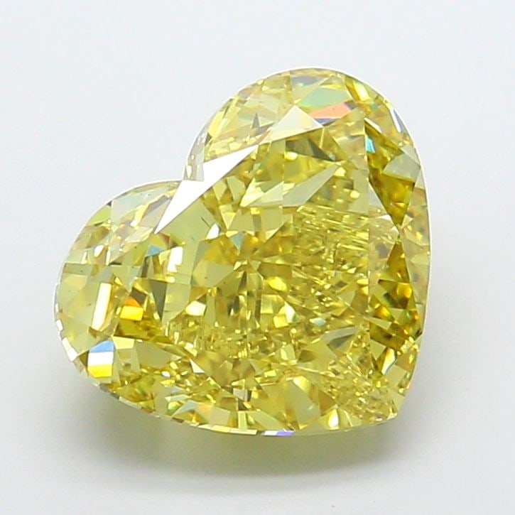 Loose Diamond - HEART 9.52ct Fancy Intense Yellow VS2: Loose Diamond - HEART 9.52ct Fancy Intense Yellow VS2 Source: This is a real non-mined Diamond that has been grown in a lab Shape: HEART Carats: 9.52 Color: Fancy Intense Yellow Certification: IGI Vid