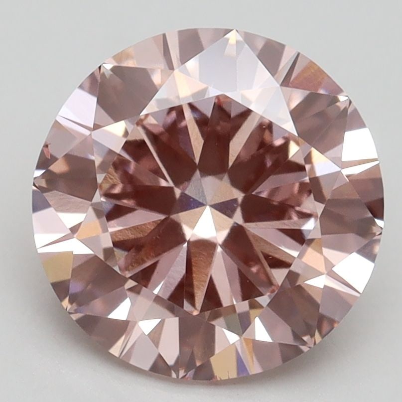 Loose Diamond - ROUND 3.01ct Fancy Intense Pink VS2: Loose Diamond - ROUND 3.01ct Fancy Intense Pink VS2 Source: This is a real non-mined Diamond that has been grown in a lab Shape: ROUND Carats: 3.01 Color: Fancy Intense Pink Certification: IGI Video: