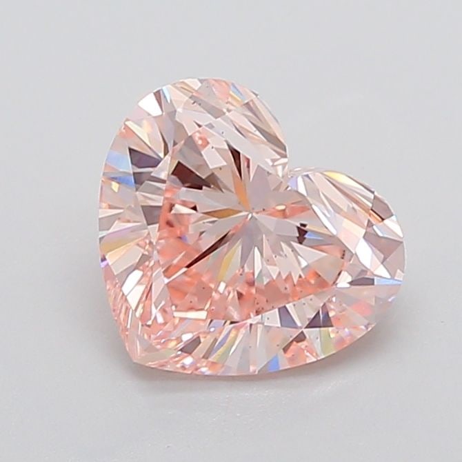 Loose Diamond - HEART 3.52ct Fancy Intense Pink VS2: Loose Diamond - HEART 3.52ct Fancy Intense Pink VS2 Source: This is a real non-mined Diamond that has been grown in a lab Shape: HEART Carats: 3.52 Color: Fancy Intense Pink Certification: IGI The Dia