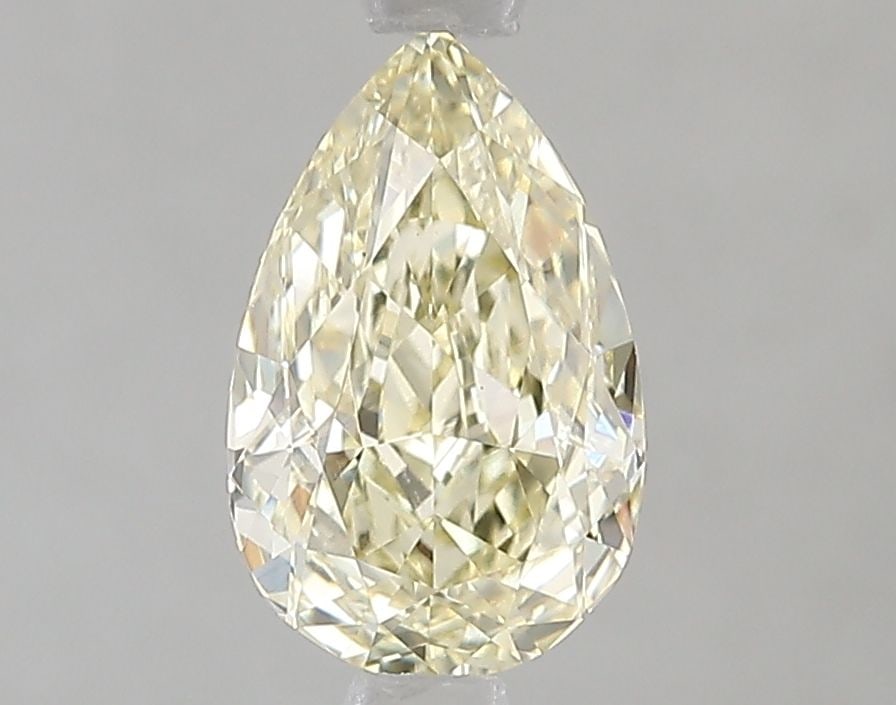 Loose Diamond - PEAR 1.51ct Fancy Light Yellow VS1: Loose Diamond - PEAR 1.51ct Fancy Light Yellow VS1 Source: This is a real non-mined Diamond that has been grown in a lab Shape: PEAR Carats: 1.51 Color: Fancy Light Yellow Certification: IGI Video: