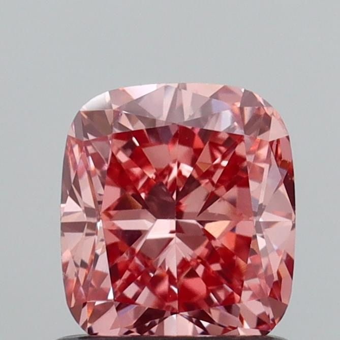 Loose Diamond - CUSHION MODIFIED 1.04ct Fancy Vivid Pink VS1: Loose Diamond - CUSHION MODIFIED 1.04ct Fancy Vivid Pink VS1 Source: This is a real non-mined Diamond that has been grown in a lab Shape: CUSHION MODIFIED Carats: 1.04 Color: Fancy Vivid Pink Certific