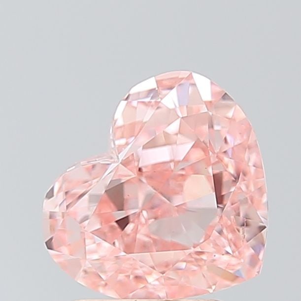 Loose Diamond - HEART 2.64ct Fancy Intense Pink VS1: Loose Diamond - HEART 2.64ct Fancy Intense Pink VS1 Source: This is a real non-mined Diamond that has been grown in a lab Shape: HEART Carats: 2.64 Color: Fancy Intense Pink Certification: IGI The Dia