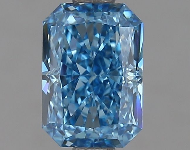 Loose Diamond - RADIANT 1.08ct Fancy Vivid Blue IF: Loose Diamond - RADIANT 1.08ct Fancy Vivid Blue IF Source: This is a real non-mined Diamond that has been grown in a lab Shape: RADIANT Carats: 1.08 Color: Fancy Vivid Blue Certification: IGI Video: