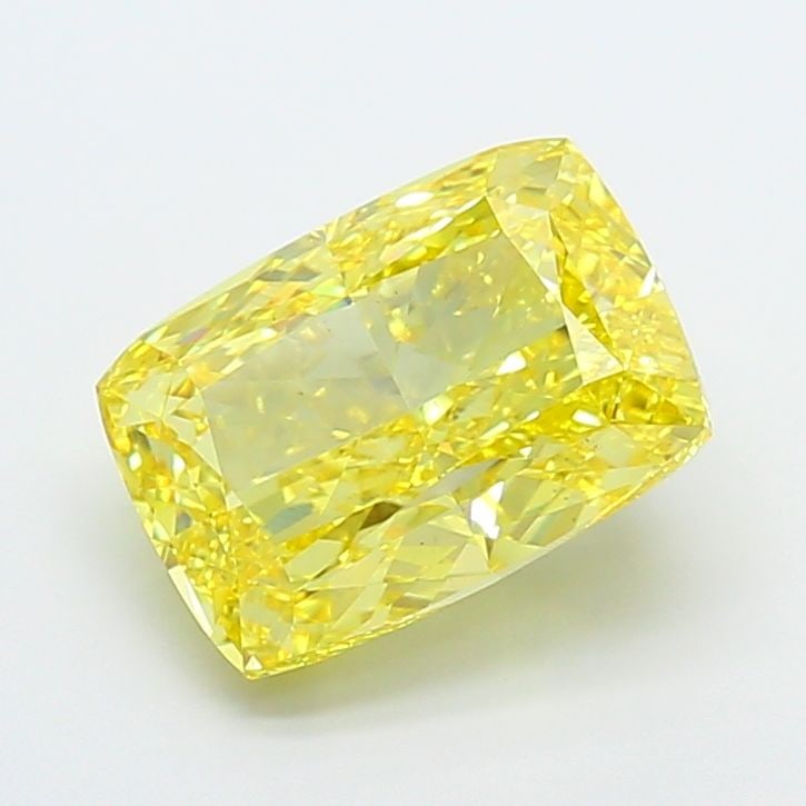 Loose Diamond - CUSHION MODIFIED 5.53ct Fancy Vivid Yellow VS1: Loose Diamond - CUSHION MODIFIED 5.53ct Fancy Vivid Yellow VS1 Source: This is a real non-mined Diamond that has been grown in a lab Shape: CUSHION MODIFIED Carats: 5.53 Color: Fancy Vivid Yellow Cert