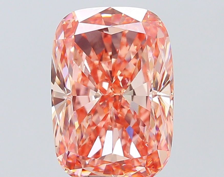 Loose Diamond - CUSHION MODIFIED 6.02ct Fancy Vivid Pink VS1: Loose Diamond - CUSHION MODIFIED 6.02ct Fancy Vivid Pink VS1 Source: This is a real non-mined Diamond that has been grown in a lab Shape: CUSHION MODIFIED Carats: 6.02 Color: Fancy Vivid Pink Certific