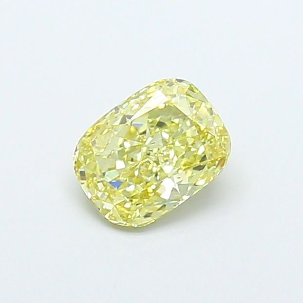 Loose Diamond - CUSHION MODIFIED 1.02ct Fancy Yellow SI1: Loose Diamond - CUSHION MODIFIED 1.02ct Fancy Yellow SI1 Source: This is a real non-mined Diamond that has been grown in a lab Shape: CUSHION MODIFIED Carats: 1.02 Color: Fancy Yellow Certification: I
