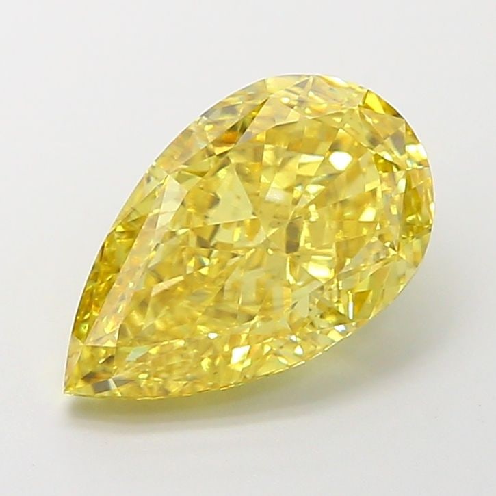 Loose Diamond - PEAR 3.5ct Fancy Vivid Yellow VS2: Loose Diamond - PEAR 3.5ct Fancy Vivid Yellow VS2 Source: This is a real non-mined Diamond that has been grown in a lab Shape: PEAR Carats: 3.5 Color: Fancy Vivid Yellow Certification: IGI Video: