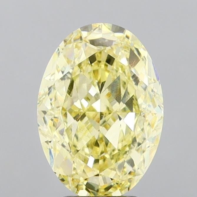 Loose Diamond - OVAL 5.16ct Fancy Yellow VS1: Loose Diamond - OVAL 5.16ct Fancy Yellow VS1 Source: This is a real non-mined Diamond that has been grown in a lab Shape: OVAL Carats: 5.16 Color: Fancy Yellow Certification: IGI Video: