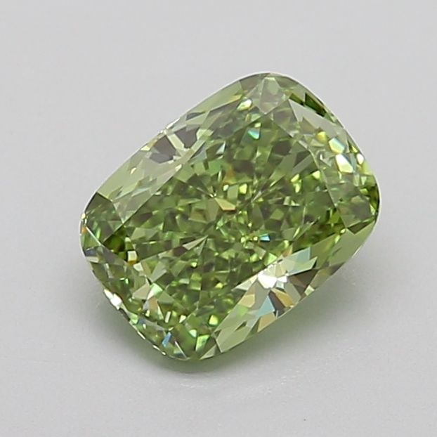 Loose Diamond - CUSHION MODIFIED 1.66ct Fancy Vivid Green VVS2: Loose Diamond - CUSHION MODIFIED 1.66ct Fancy Vivid Green VVS2 Source: This is a real non-mined Diamond that has been grown in a lab Shape: CUSHION MODIFIED Carats: 1.66 Color: Fancy Vivid Green Certi