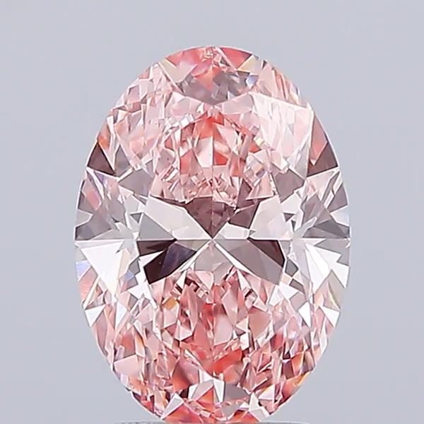 Loose Diamond - OVAL 3.07ct Fancy Vivid Pink VVS2: Loose Diamond - OVAL 3.07ct Fancy Vivid Pink VVS2 Source: This is a real non-mined Diamond that has been grown in a lab Shape: OVAL Carats: 3.07 Color: Fancy Vivid Pink Certification: IGI Video: