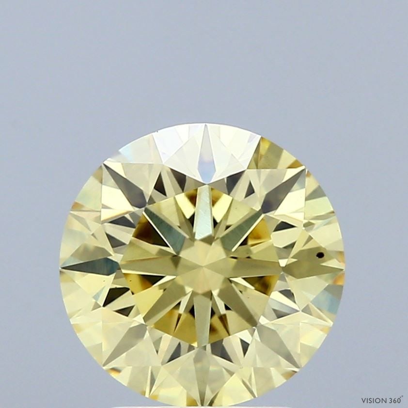 Loose Diamond - ROUND 3.0ct Fancy Intense Yellow VS2: Loose Diamond - ROUND 3.0ct Fancy Intense Yellow VS2 Source: This is a real non-mined Diamond that has been grown in a lab Shape: ROUND Carats: 3.0 Color: Fancy Intense Yellow Certification: IGI Video