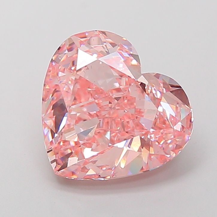 Loose Diamond - HEART 6.03ct Fancy Intense Pink VS1: Loose Diamond - HEART 6.03ct Fancy Intense Pink VS1 Source: This is a real non-mined Diamond that has been grown in a lab Shape: HEART Carats: 6.03 Color: Fancy Intense Pink Certification: IGI Video:
