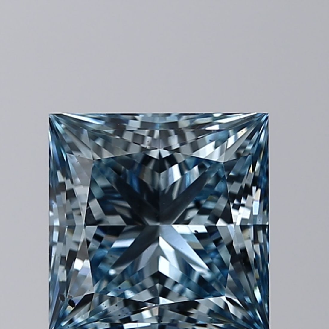 Loose Diamond - PRINCESS 2.44ct Fancy Intense Blue SI1: Loose Diamond - PRINCESS 2.44ct Fancy Intense Blue SI1 Source: This is a real non-mined Diamond that has been grown in a lab Shape: PRINCESS Carats: 2.44 Color: Fancy Intense Blue Certification: IGI V