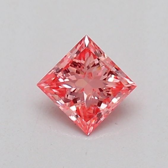 Loose Diamond - PRINCESS 0.18ct Fancy Vivid Pink SI1: Loose Diamond - PRINCESS 0.18ct Fancy Vivid Pink SI1 Source: This is a real non-mined Diamond that has been grown in a lab Shape: PRINCESS Carats: 0.18 Color: Fancy Vivid Pink Certification: IGI The D
