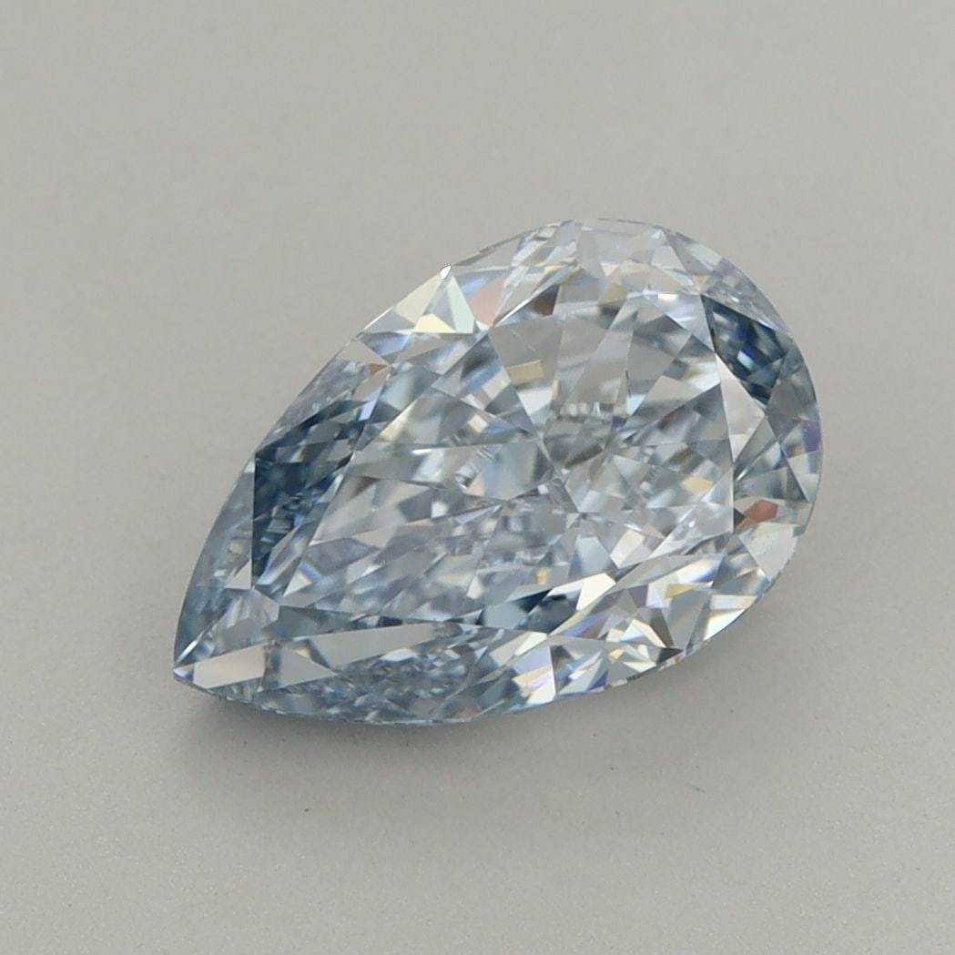 Loose Diamond - PEAR 2.3ct Fancy Blue VS2: Loose Diamond - PEAR 2.3ct Fancy Blue VS2 Source: This is a real non-mined Diamond that has been grown in a lab Shape: PEAR Carats: 2.3 Color: Fancy Blue Certification: IGI Video: