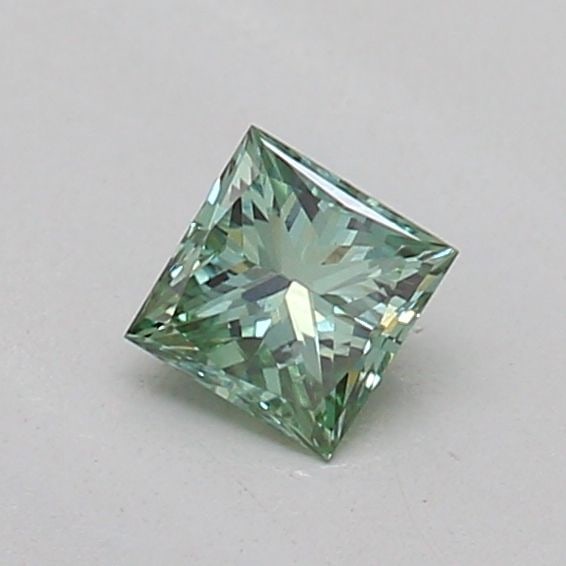 Loose Diamond - PRINCESS 0.19ct Fancy Vivid Green VS2: Loose Diamond - PRINCESS 0.19ct Fancy Vivid Green VS2 Source: This is a real non-mined Diamond that has been grown in a lab Shape: PRINCESS Carats: 0.19 Color: Fancy Vivid Green Certification: IGI Vid