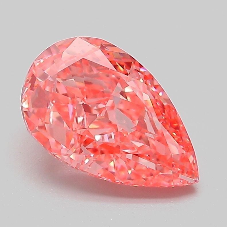 Loose Diamond - PEAR 2.02ct Fancy Vivid Pink VVS2: Loose Diamond - PEAR 2.02ct Fancy Vivid Pink VVS2 Source: This is a real non-mined Diamond that has been grown in a lab Shape: PEAR Carats: 2.02 Color: Fancy Vivid Pink Certification: IGI Video: