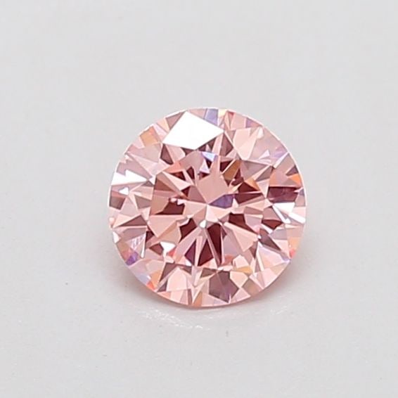 Loose Diamond - ROUND 0.37ct Fancy Vivid Pink VVS2: Loose Diamond - ROUND 0.37ct Fancy Vivid Pink VVS2 Source: This is a real non-mined Diamond that has been grown in a lab Shape: ROUND Carats: 0.37 Color: Fancy Vivid Pink Certification: NONE The Diamo