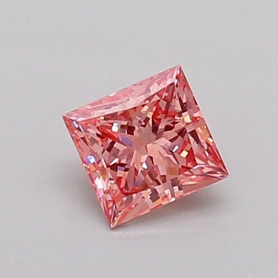 Loose Diamond - PRINCESS 0.44ct Fancy Vivid Pink VS2: Loose Diamond - PRINCESS 0.44ct Fancy Vivid Pink VS2 Source: This is a real non-mined Diamond that has been grown in a lab Shape: PRINCESS Carats: 0.44 Color: Fancy Vivid Pink Certification: IGI Video