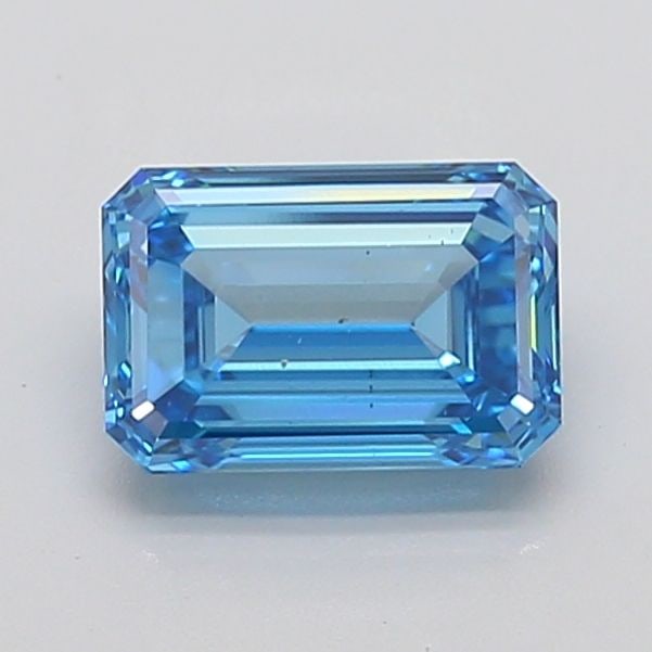 Loose Diamond - EMERALD 2.7ct Fancy Vivid Blue VS1: Loose Diamond - EMERALD 2.7ct Fancy Vivid Blue VS1 Source: This is a real non-mined Diamond that has been grown in a lab Shape: EMERALD Carats: 2.7 Color: Fancy Vivid Blue Certification: IGI Video: