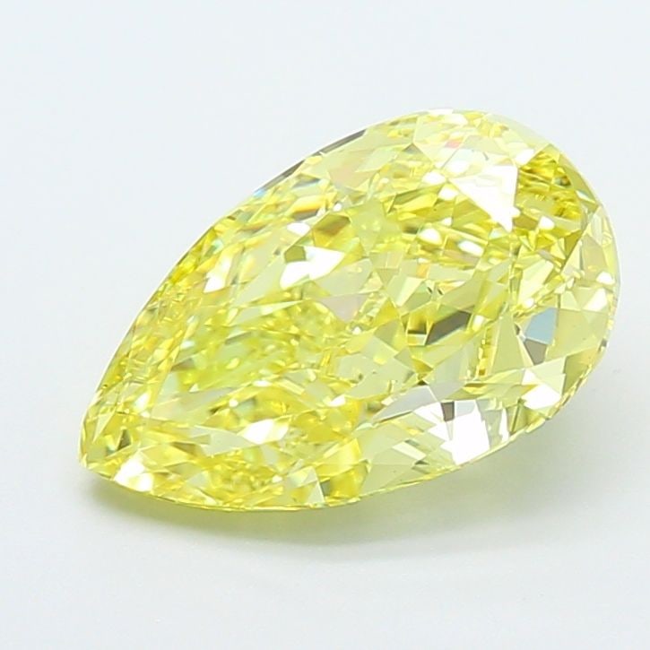 Loose Diamond - PEAR 3.0ct Fancy Intense Yellow VS1: Loose Diamond - PEAR 3.0ct Fancy Intense Yellow VS1 Source: This is a real non-mined Diamond that has been grown in a lab Shape: PEAR Carats: 3.0 Color: Fancy Intense Yellow Certification: IGI The Dia